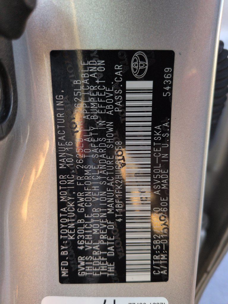 Used 2017 Toyota Camry SE FWD image 29