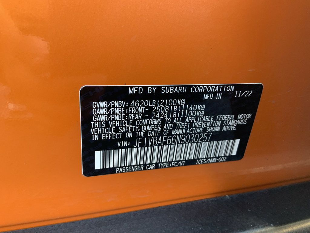 Used 2022 Subaru WRX Premium AWD/4WD image 17