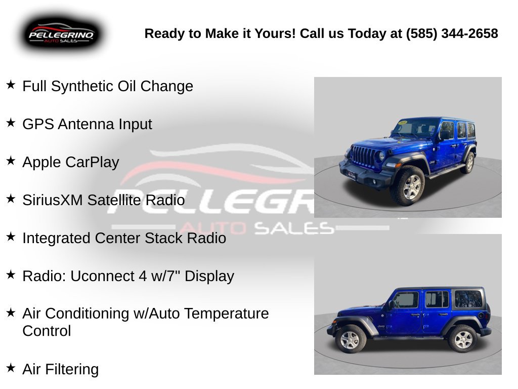 Used 2018 Jeep Wrangler Unlimited Sport S AWD/4WD image 5