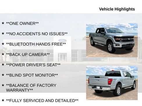 Certified 2025 Ford F150 XLT w/ Equipment Group 301A Standard AWD/4WD image 6