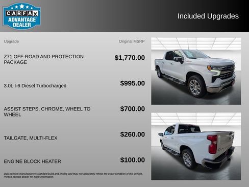 Used 2024 Chevrolet Silverado 1500 LTZ AWD/4WD image 3