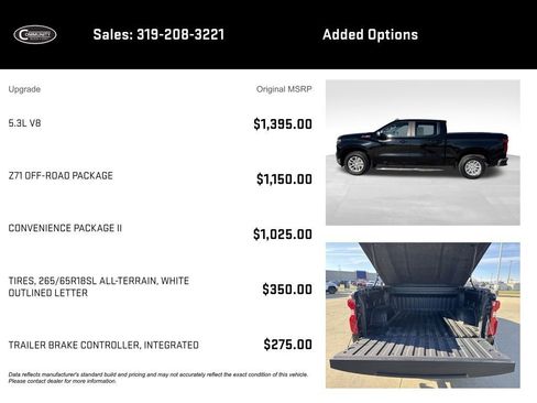 Used 2021 Chevrolet Silverado 1500 LT w/ Z71 Off-Road Package image 2