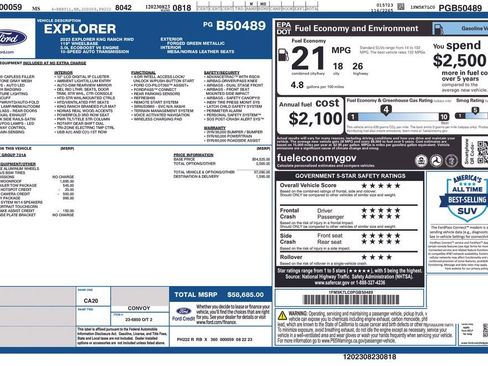 Used 2023 Ford Explorer King Ranch w/ Technology Package RWD image 29
