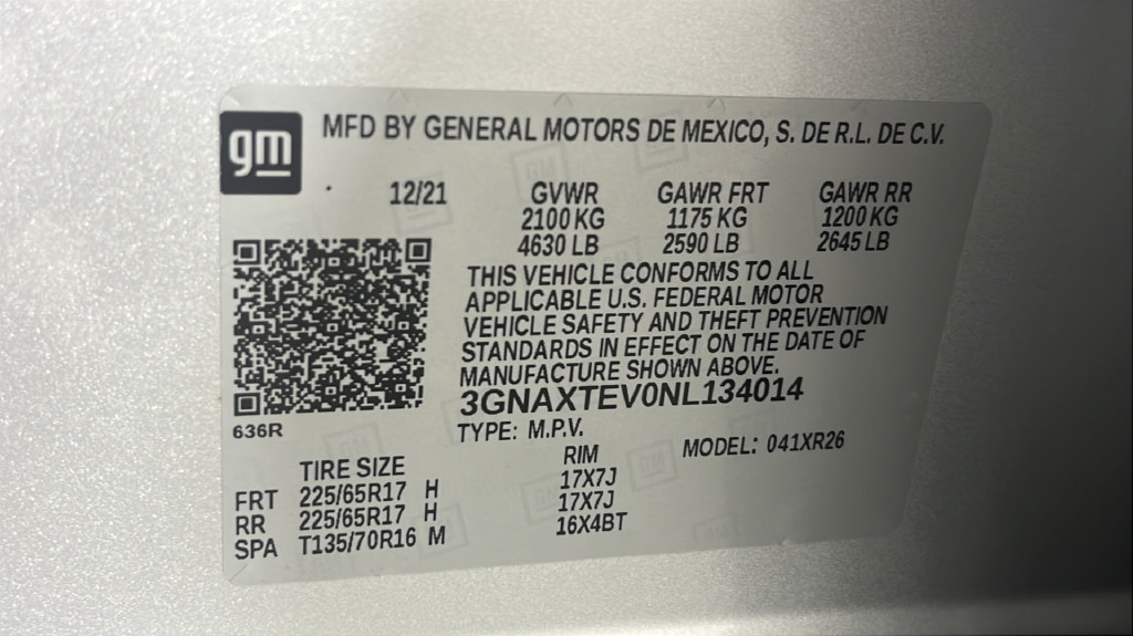 Used 2022 Chevrolet Equinox LT w/ Driver Convenience Package AWD/4WD image 51