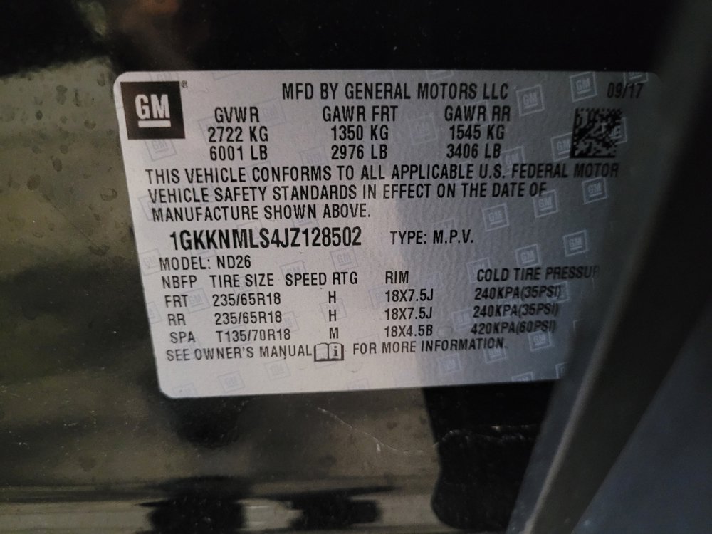 Used 2018 GMC Acadia SLT w/ LPO, Black Accent Package FWD image 33