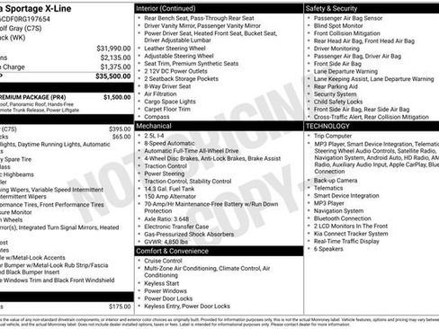 Used 2024 Kia Sportage X-Line w/ X-Line Premium Package AWD/4WD image 5