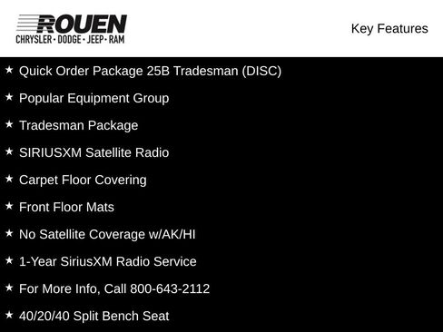 Used 2016 RAM 1500 Tradesman w/ Popular Equipment Group RWD image 3
