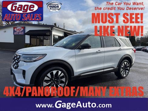 Used 2025 Ford Explorer Platinum w/ LUX Leather Package AWD/4WD image 3