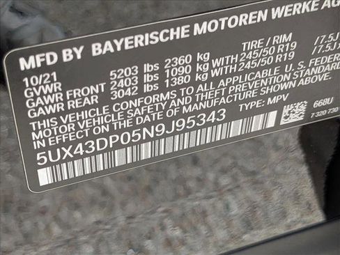 Used 2022 BMW X3 sDrive30i w/ Convenience Package image 24