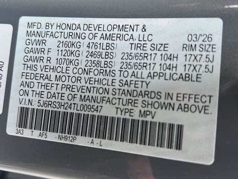 New 2026 Honda CR-V LX image 34