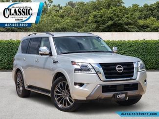 Used 2021 Nissan Armada Platinum w/ Captain's Chairs Package RWD video 1