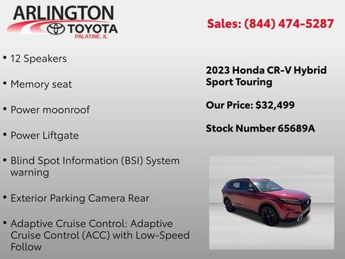 Used 2023 Honda CR-V Sport Touring image 2