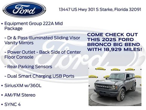Certified 2025 Ford Bronco Big Bend image 22