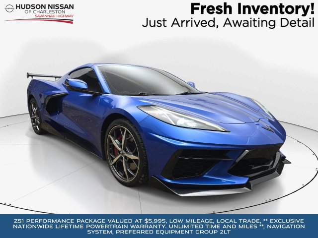 Used 2021 Chevrolet Corvette Stingray Preferred Cpe w/ Z51 Performance Package RWD 360° Tour