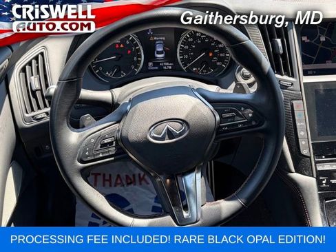Used 2023 INFINITI Q50 Red Sport 400 w/ Black Opal Edition AWD/4WD image 55