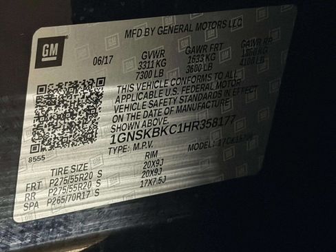 Used 2017 Chevrolet Tahoe LT w/ LT Signature Package image 24