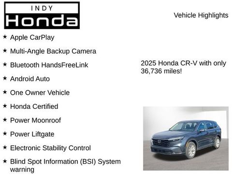 Certified 2025 Honda CR-V EX-L image 7