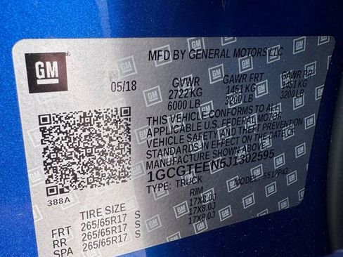 Used 2018 Chevrolet Colorado ZR2 image 58