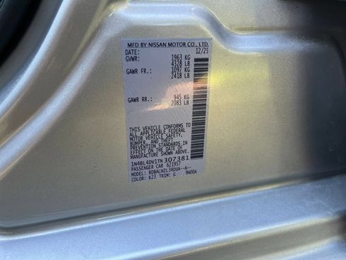Used 2026 Nissan Altima 2.5 SV FWD image 27