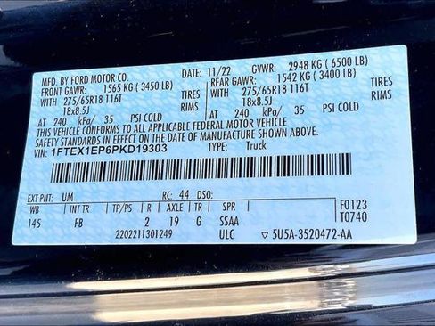 Used 2023 Ford F150 XLT w/ Equipment Group 302A High AWD/4WD image 35