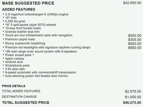 Used 2020 Land Rover Range Rover Evoque S image 21