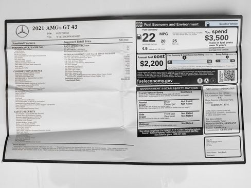 Used 2021 Mercedes-Benz AMG GT 43 image 97