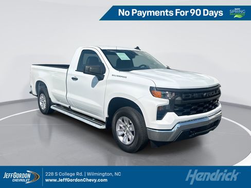 Certified 2025 Chevrolet Silverado 1500 W/T RWD image 1