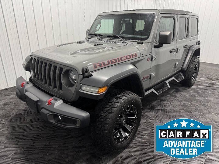 Used 2019 Jeep Wrangler Unlimited Rubicon w/ Uconnect 4C Nav & Sound Group AWD/4WD image 1