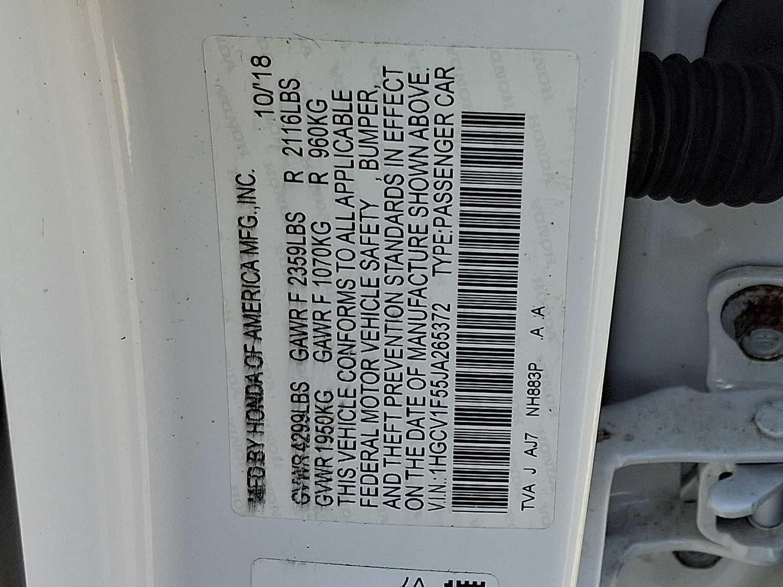 Certified 2018 Honda Accord EX-L image 27