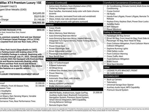 Used 2023 Cadillac XT4 Premium Luxury w/ Cold Weather Package image 10