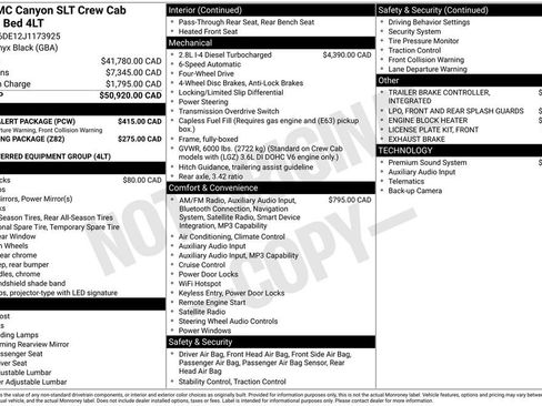 Used 2018 GMC Canyon SLT w/ Driver Alert Package AWD/4WD image 55