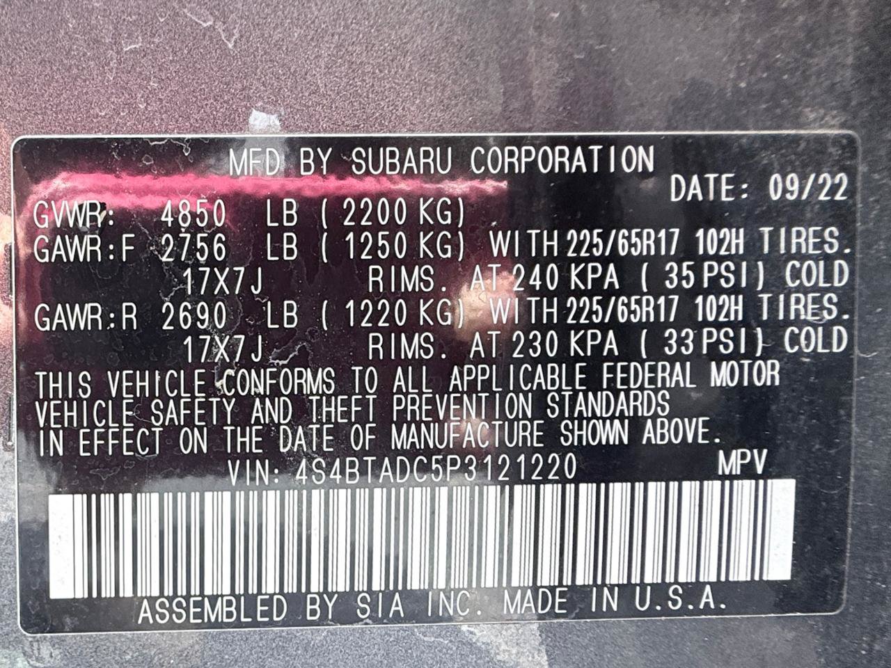 Used 2023 Subaru Outback Premium AWD/4WD image 19