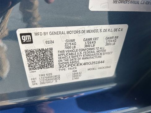 Used 2024 Chevrolet Silverado 1500 Custom Trail Boss image 12