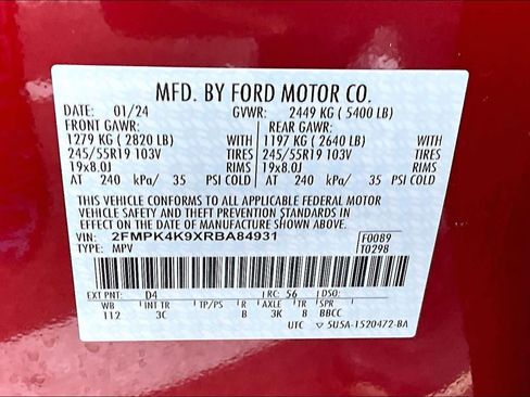 Used 2024 Ford Edge Titanium image 33