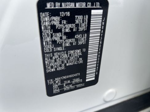 Used 2017 Nissan Armada SL RWD image 32