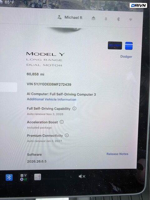 Used 2021 Tesla Model Y Long Range AWD/4WD image 2