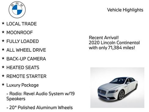 Used 2020 Lincoln Continental Reserve w/ Luxury Package image 4