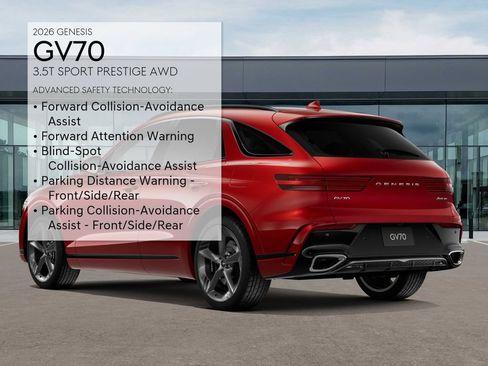 New 2026 Genesis GV70 3.5T Sport Prestige AWD/4WD image 7