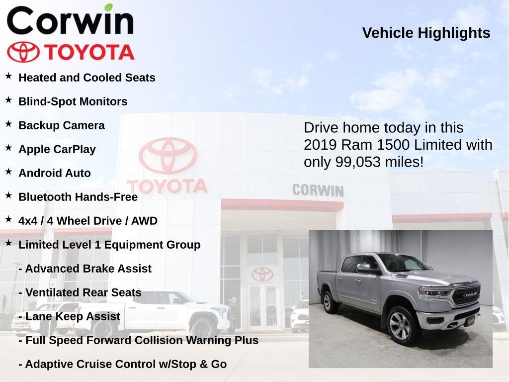 Used 2019 RAM 1500 Limited AWD/4WD image 7