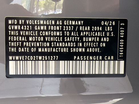 New 2026 Volkswagen GTI Autobahn FWD image 21