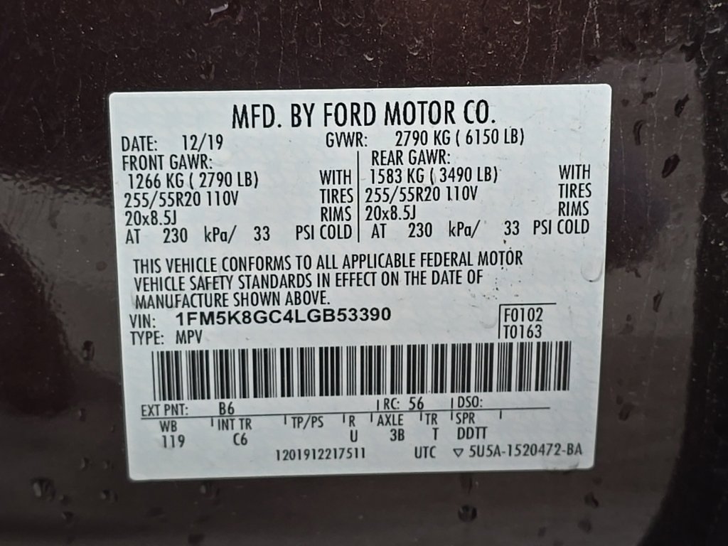 Used 2020 Ford Explorer ST w/ Premium Technology Package AWD/4WD image 16