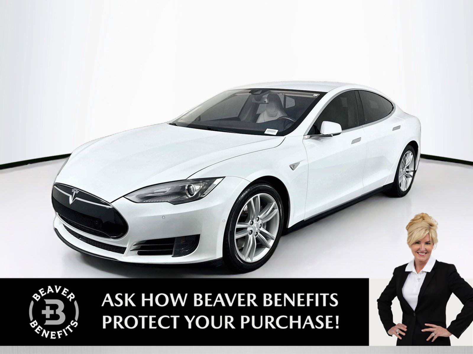 Used 2015 Tesla Model S 70D AWD/4WD image 1