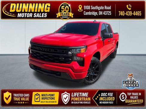 Used 2023 Chevrolet Silverado 1500 Custom w/ LPO, Dark Essentials Package AWD/4WD image 1