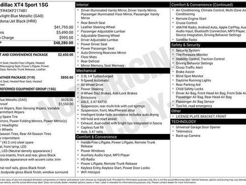 Used 2019 Cadillac XT4 Sport image 40