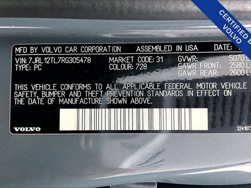 Certified 2024 Volvo S60 B5 Plus image 41