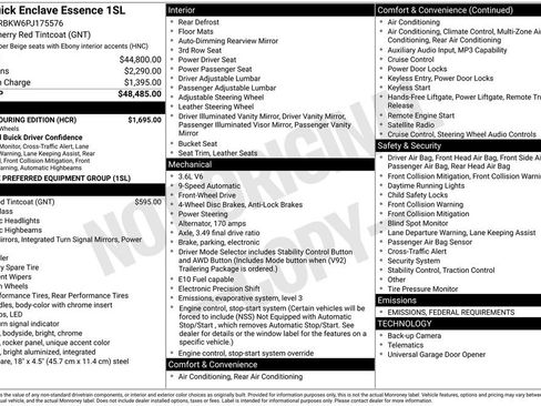 Used 2023 Buick Enclave Essence w/ Sport Touring Edition image 6