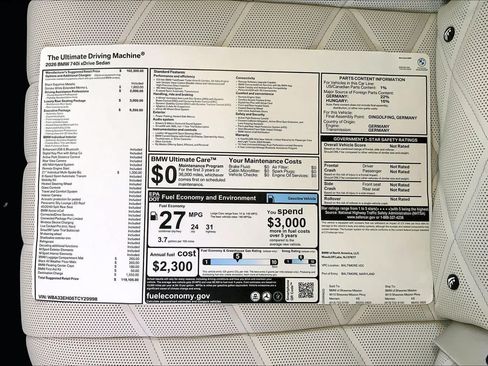 New 2026 BMW 740i xDrive w/ Executive Package AWD/4WD image 22