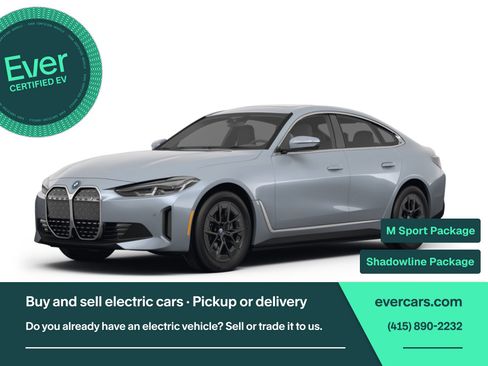 Used 2023 BMW i4 eDrive40 w/ M Sport Package RWD image 1