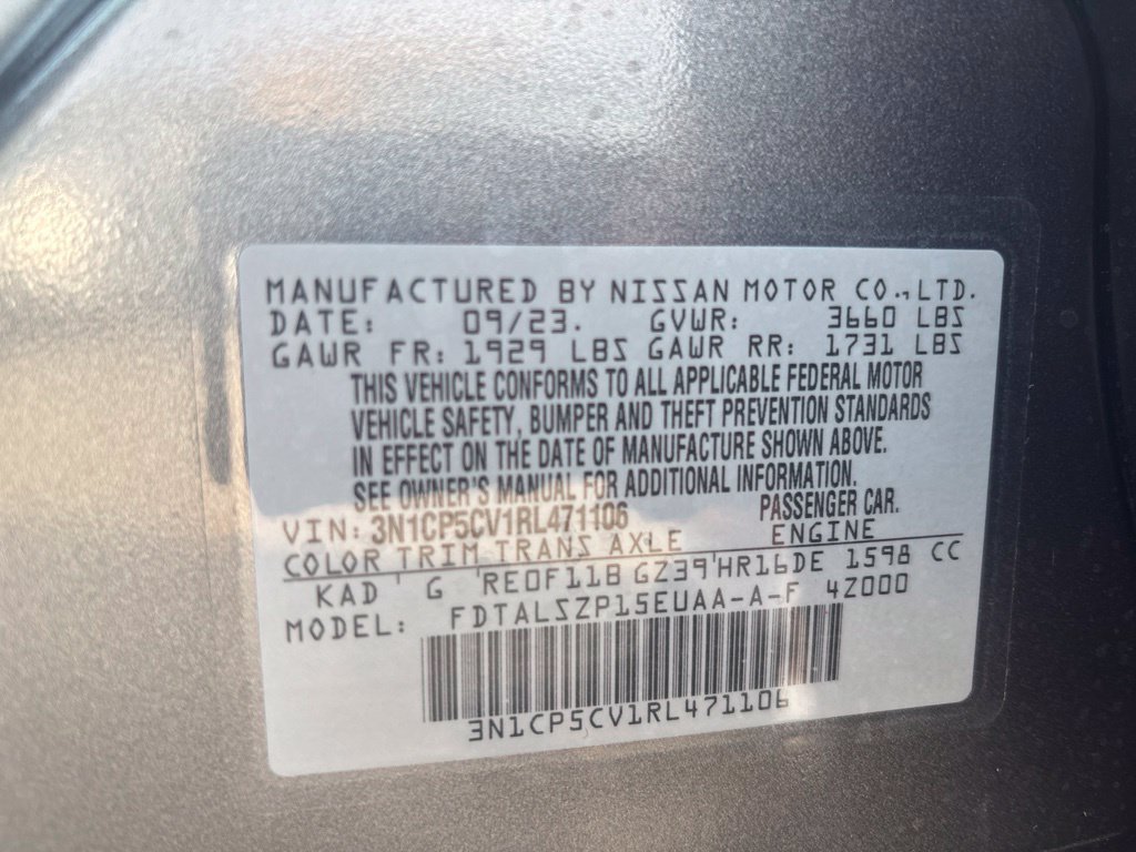 Certified 2024 Nissan Kicks SV FWD image 10