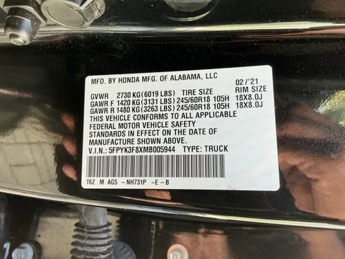 Used 2021 Honda Ridgeline Black Edition image 29